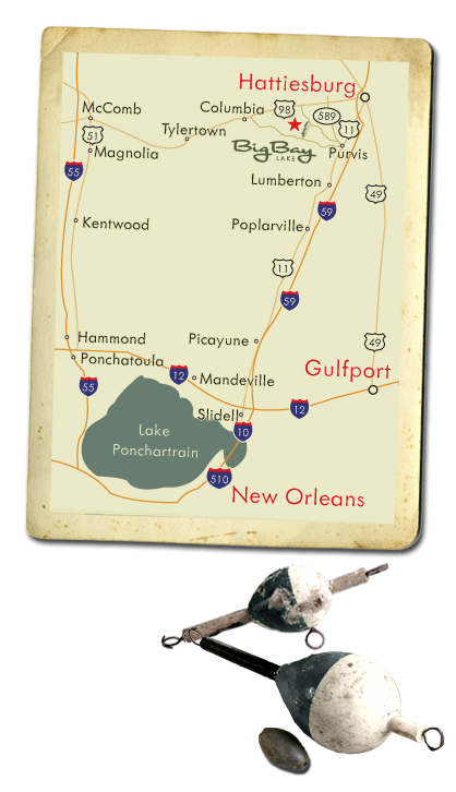 Big Bay Lake Map
