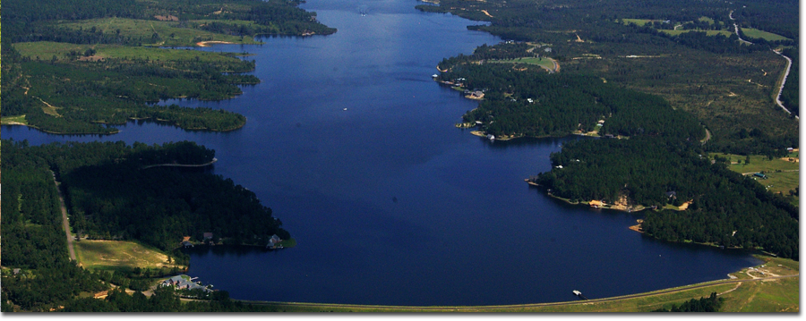 Big Bay Lake Aerial View